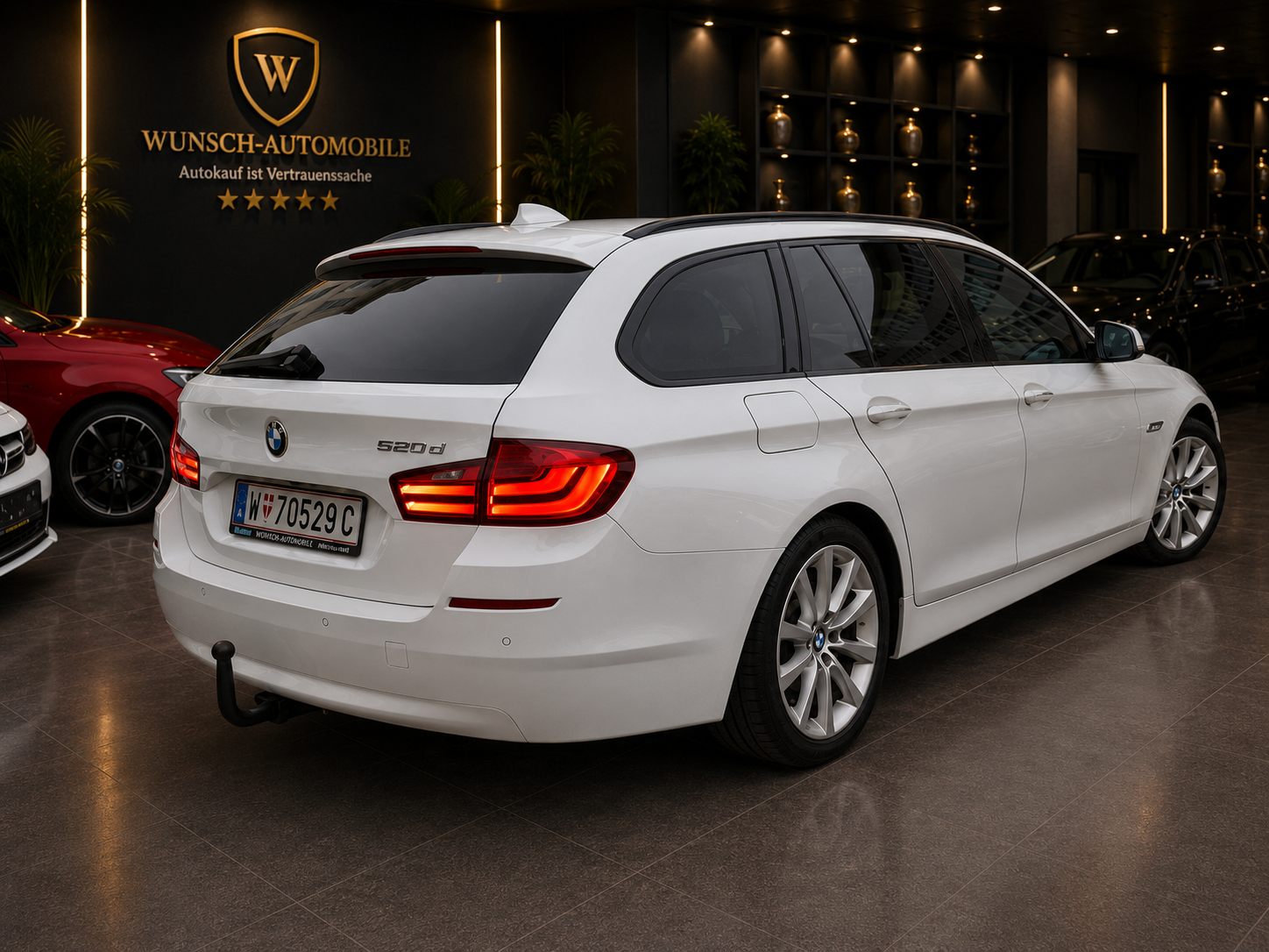 BMW F10 520d Heckansicht